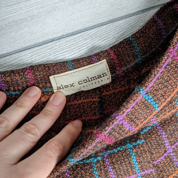 Vintage 60s-70s skirt. Alex Colman California. - Picture 3 of 9